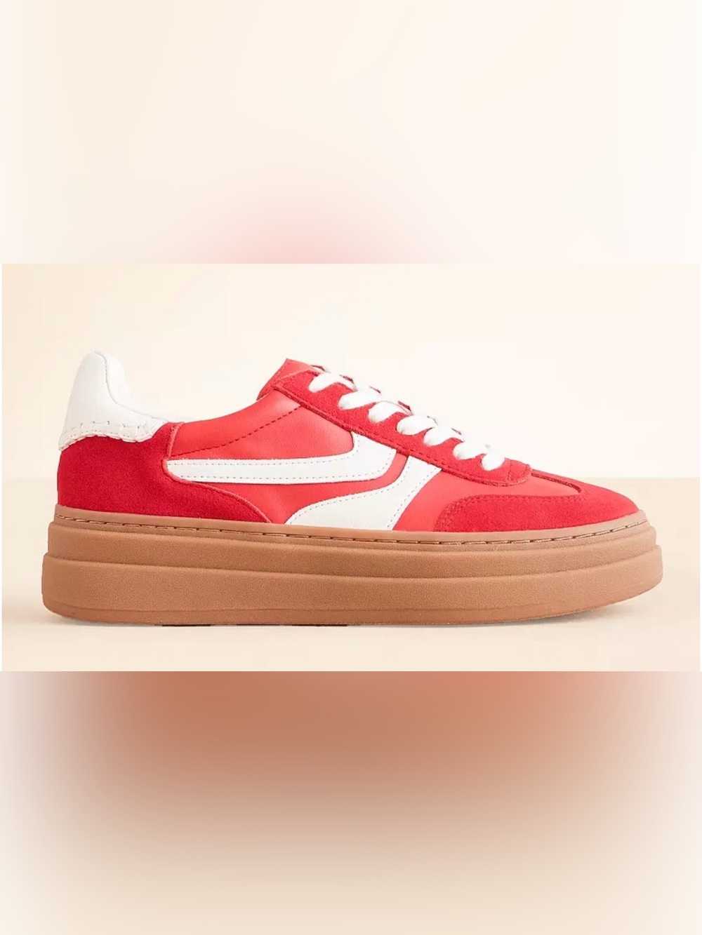 Steve Madden Dodge Sneaker red 10 new